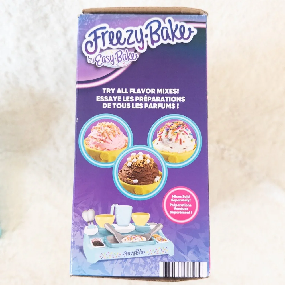 Freezy Bake Ice Cream Maker Set + Refills Complete Kit